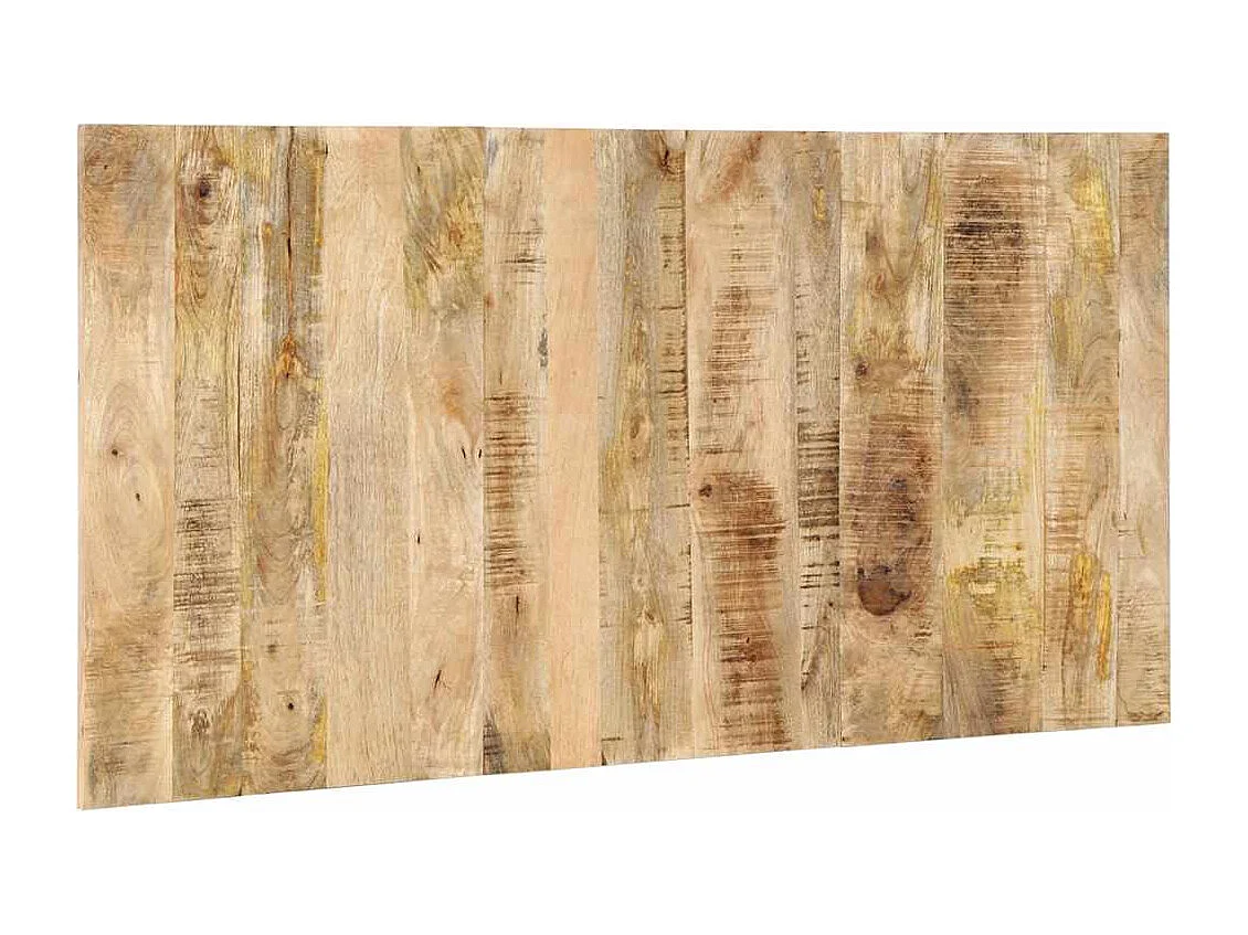 Tête de lit 160 cm bois de manguier brut massif