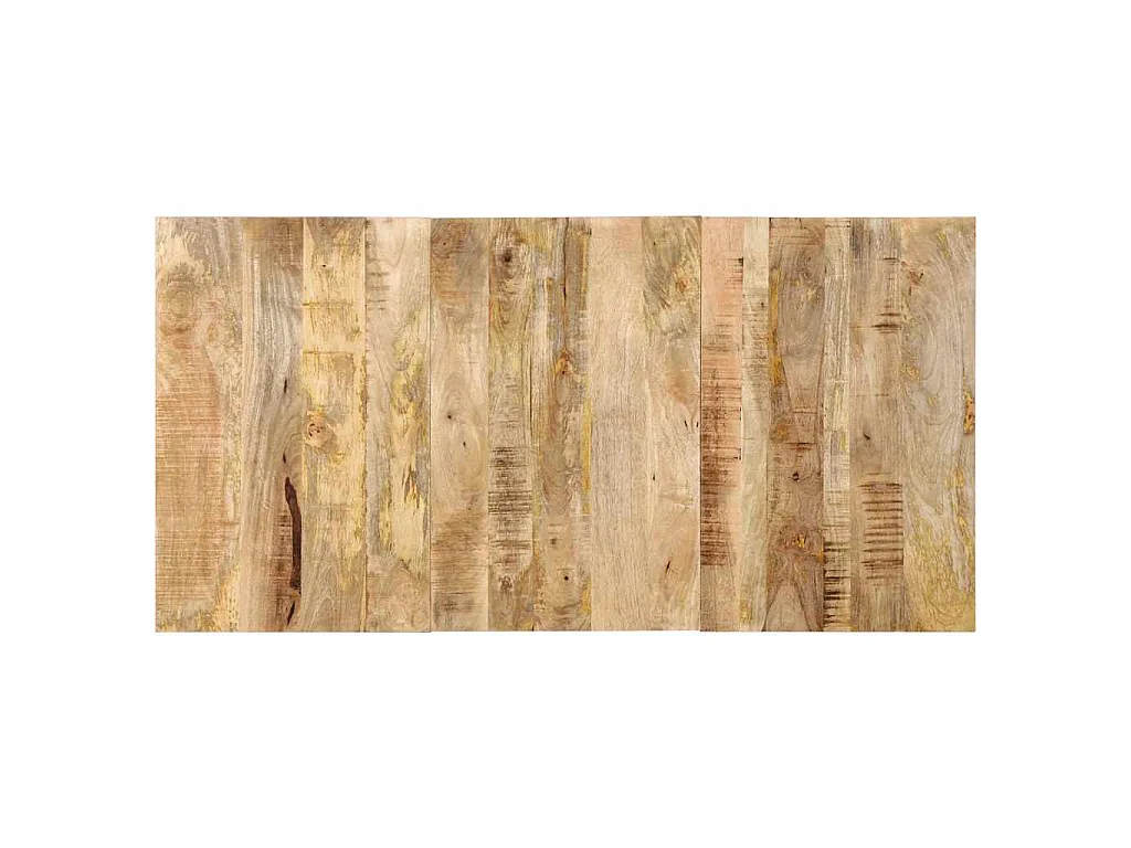 Hoofdbord 160 cm massief ruw mangohout