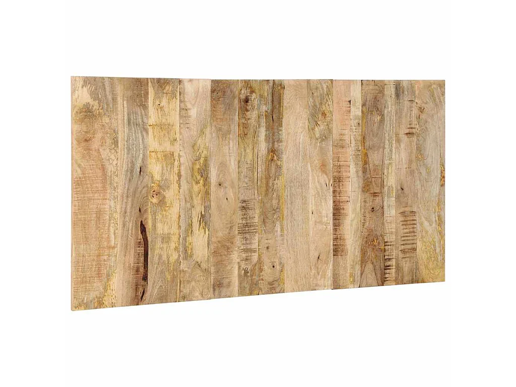 Hoofdbord 160 cm massief ruw mangohout