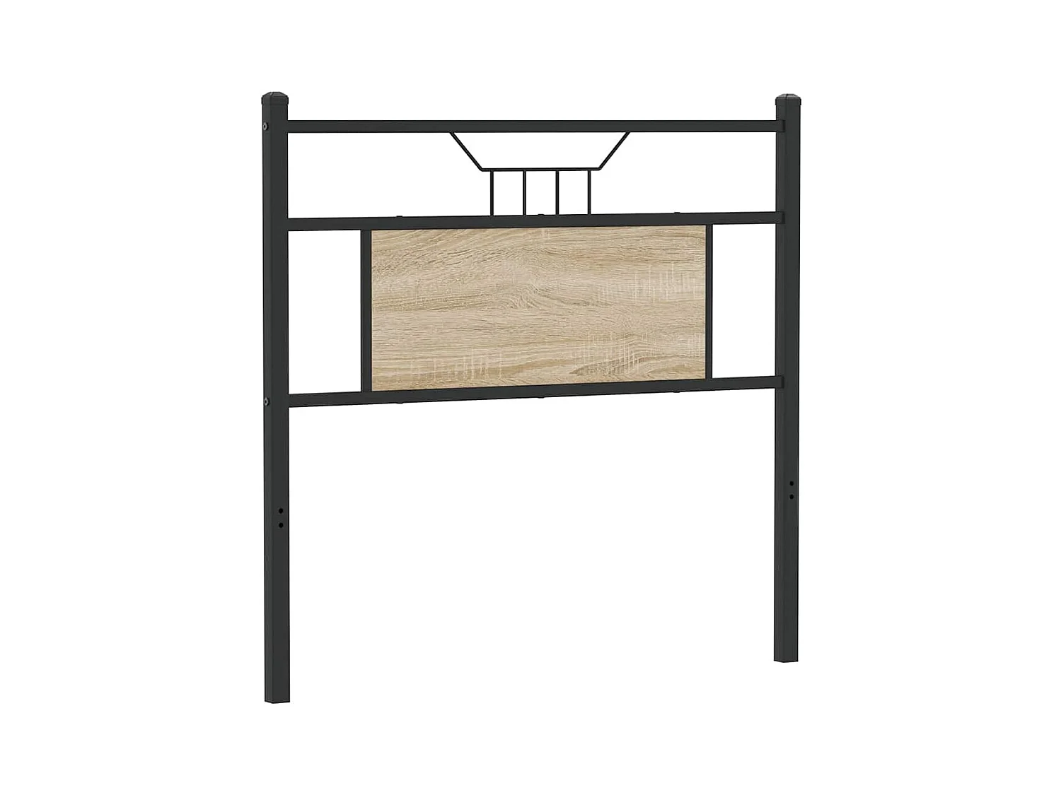 Kopfteil Sonoma-Eiche 80 cm Holzwerkstoff und Stahl