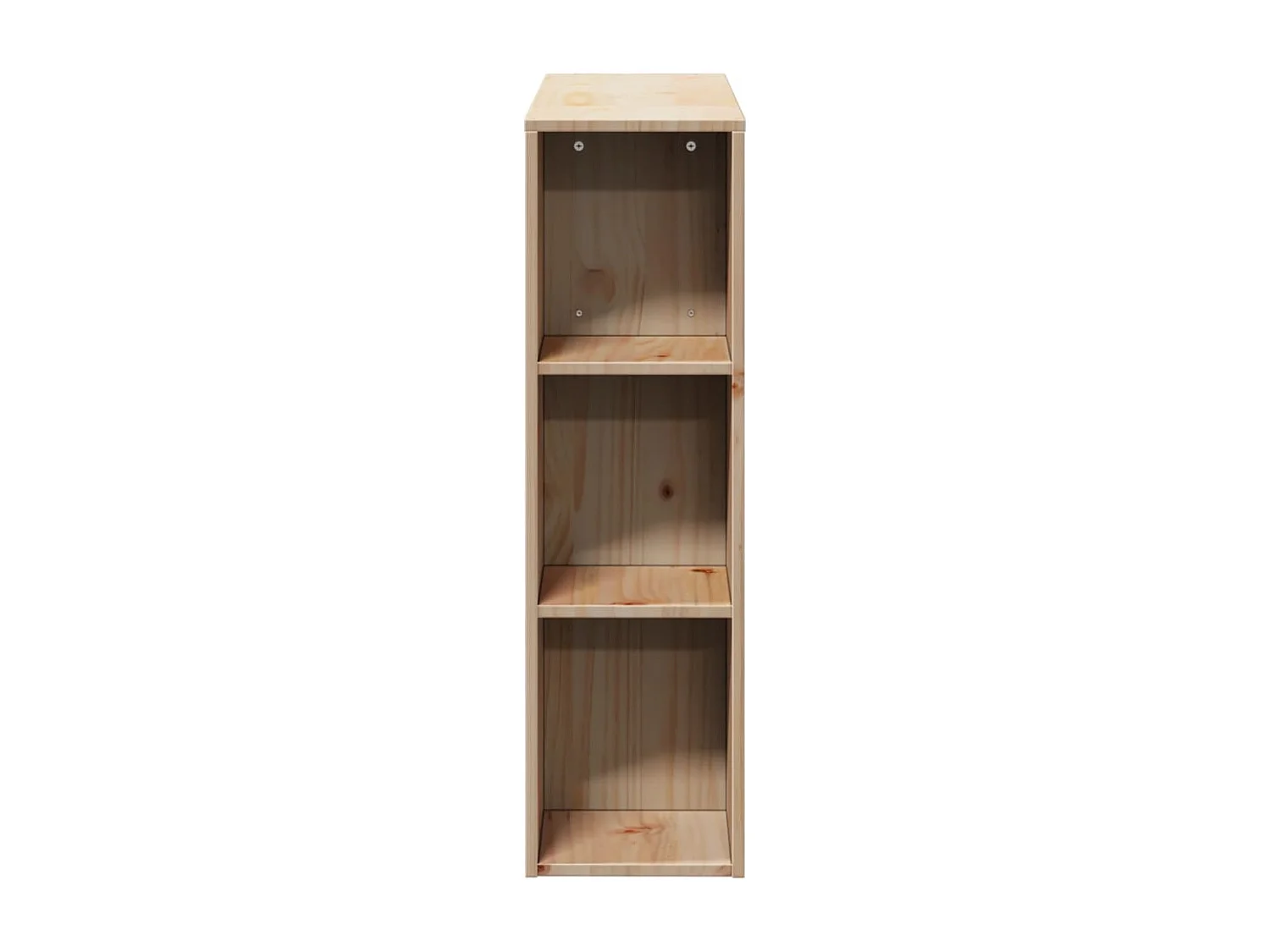 Testiera con Ripiani 75 cm in Legno Massello di Pino