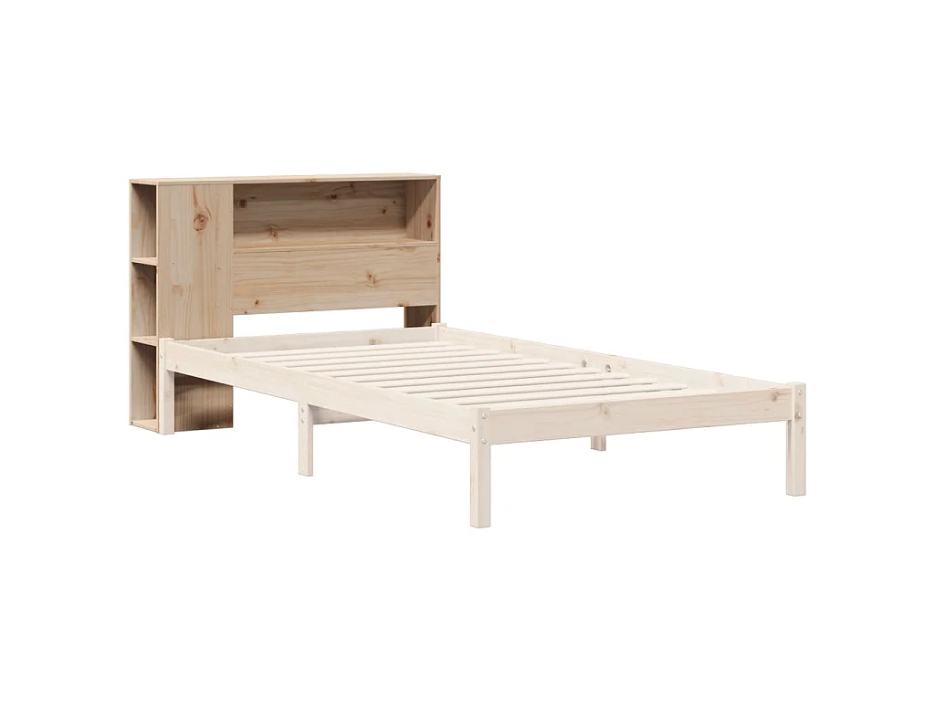 Kopfteil mit Stauraum 75 cm Massivholz Kiefer