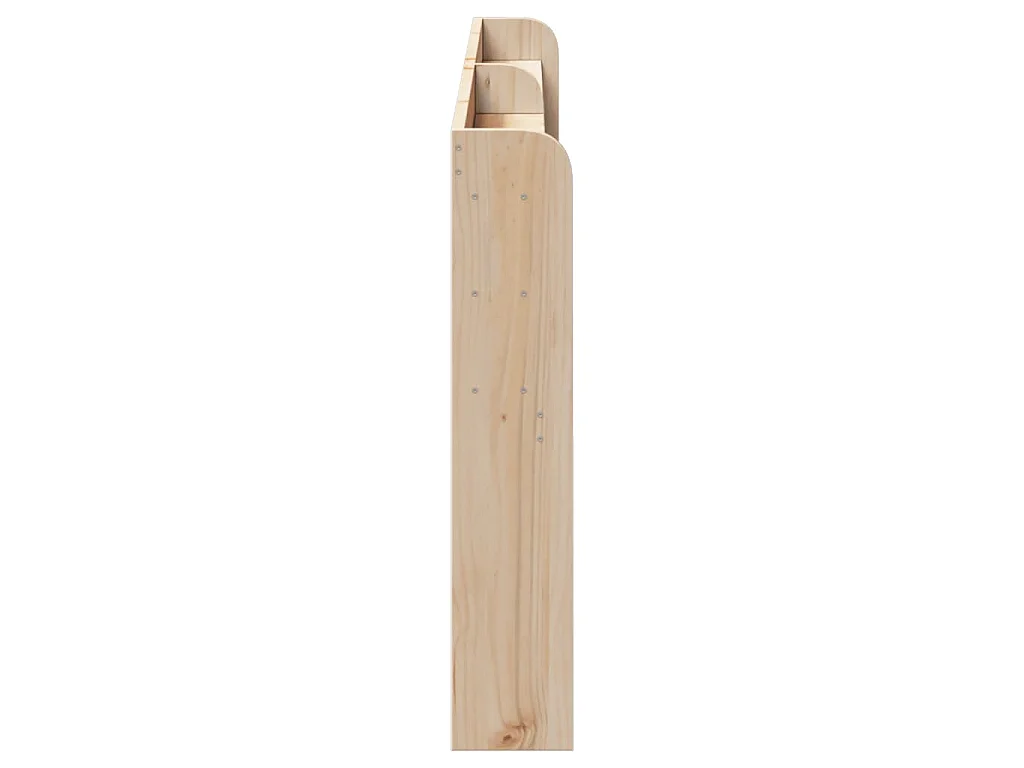 Tête de lit avec étagères 200 cm bois massif de pin