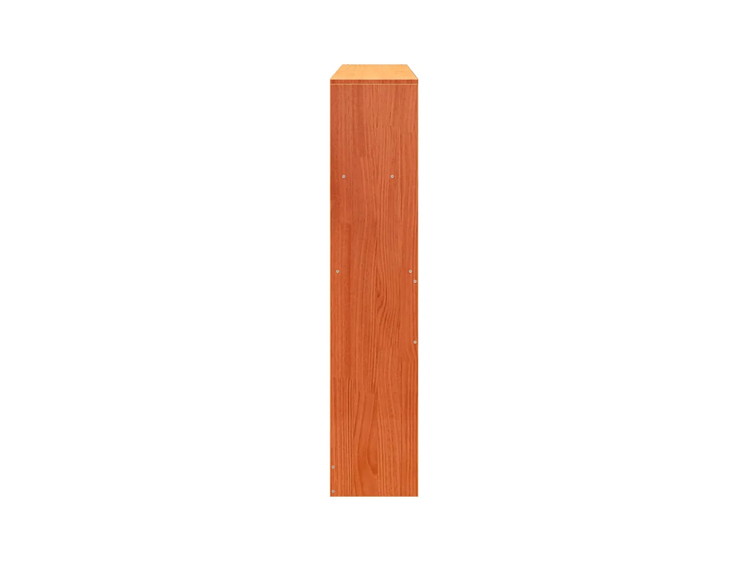 Hoofdbord met opbergruimte 120 cm massief grenenhout wasbruin