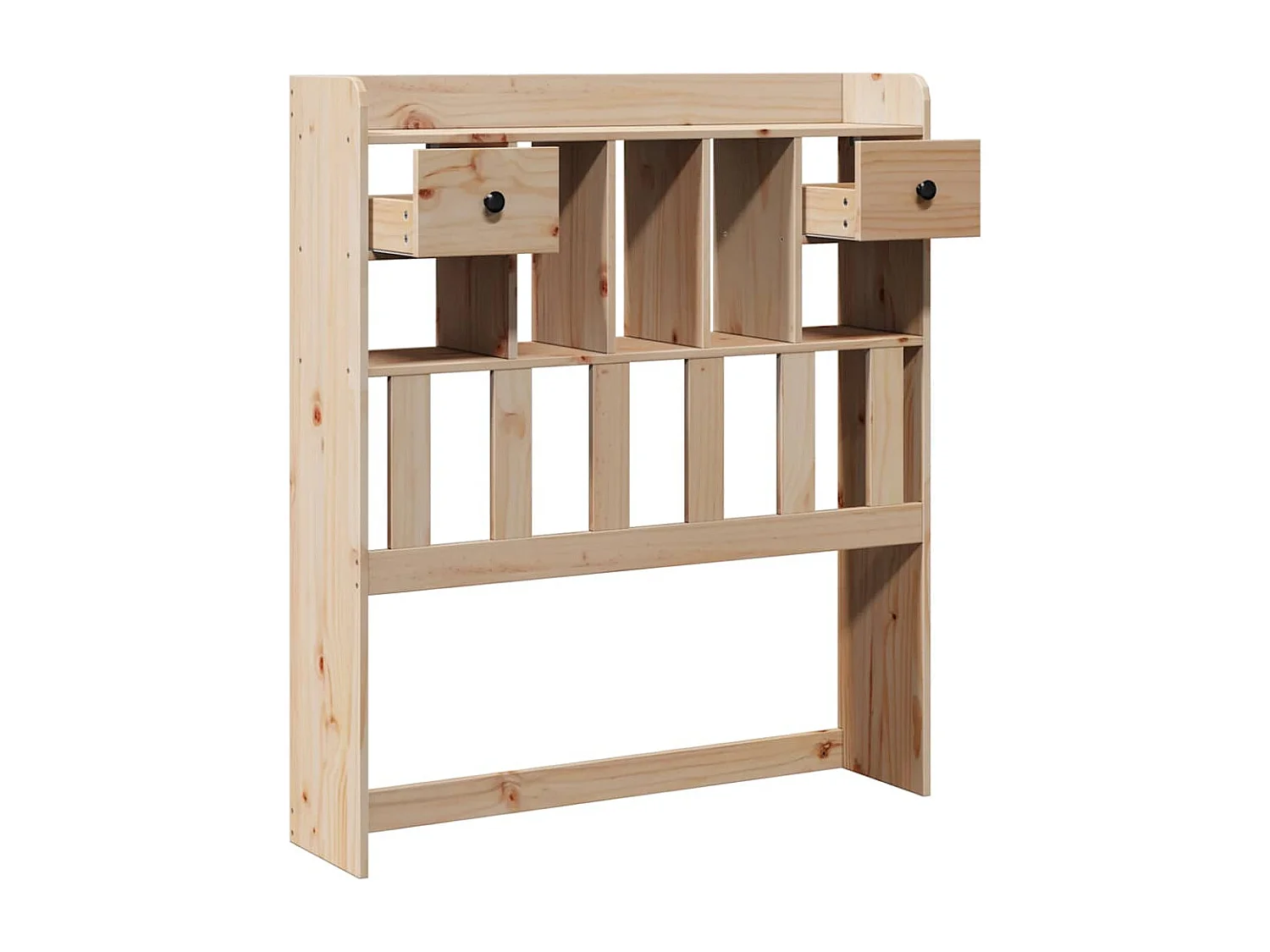 Tête de lit avec rangement 100 cm bois massif de pin