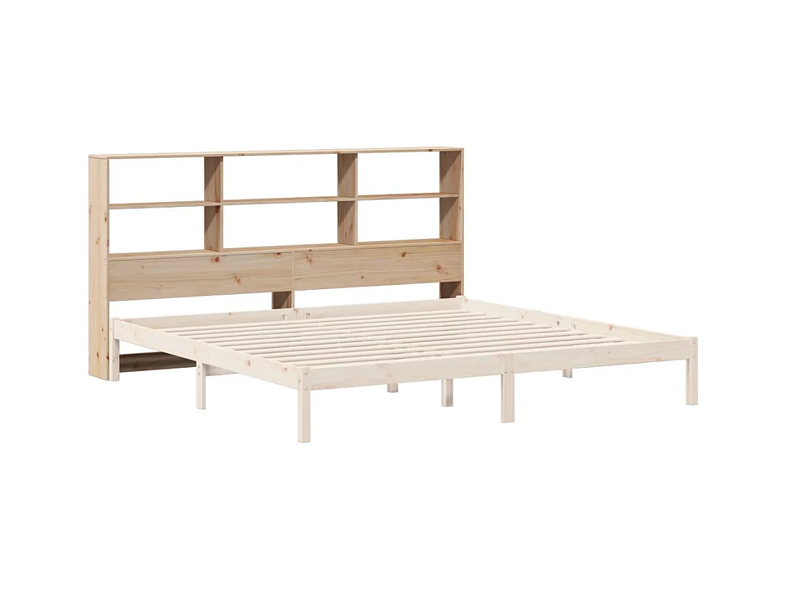 Hoofdbord met opbergruimte 180 cm massief grenenhout