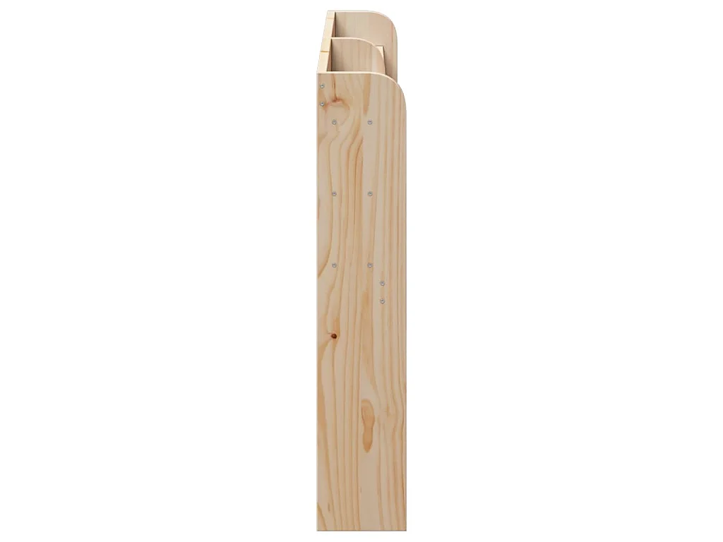 Tête de lit avec étagères 150 cm bois massif de pin