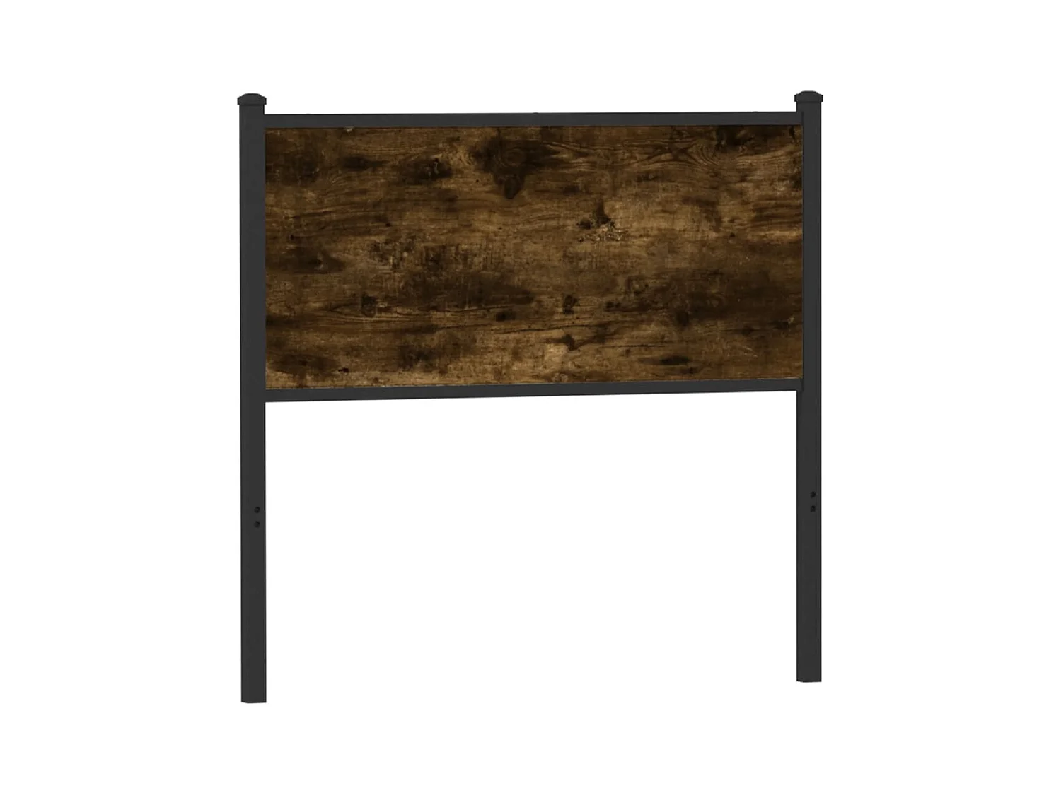 Tête de lit chêne fumé 75 cm bois d'ingénierie et acier