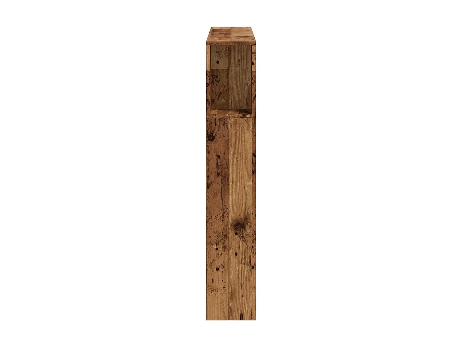 Tête de lit à LED vieux bois 100x18,5x103,5cm bois d'ingénierie