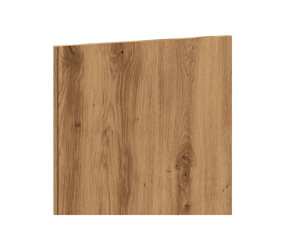 Tête de lit murale chêne artisanal bois d'ingénierie