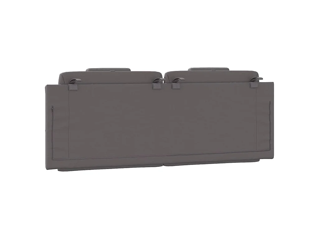 Cuscino Testiera Viana Grigio 140 cm in Similpelle