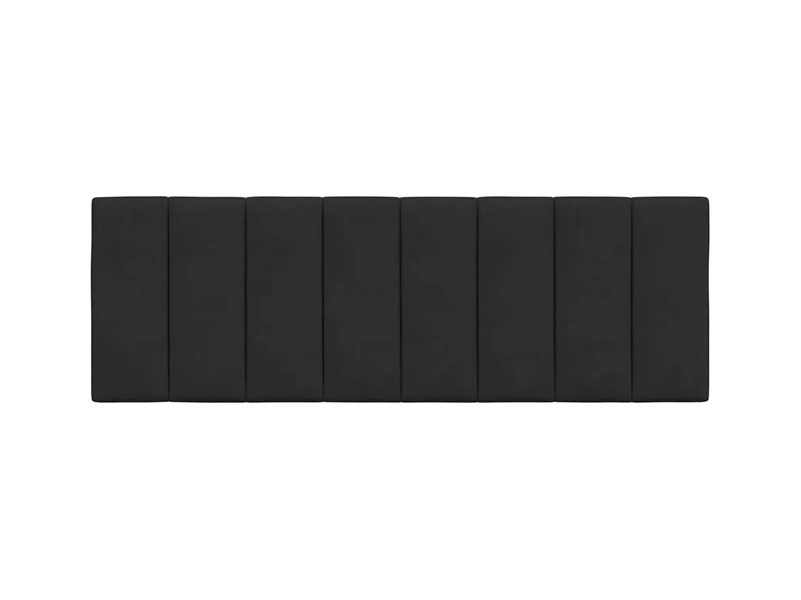 Almofadão de cabeceira 140 cm veludo preto