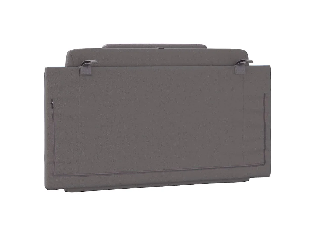 Coussin de tête de lit Viana gris 100 cm similicuir