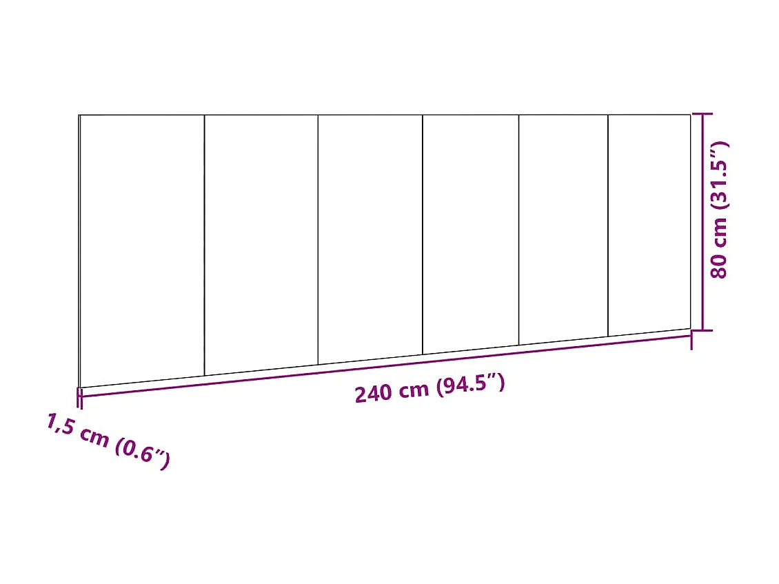 Cabeceira de cama c/ armários 240cm derivados de madeira branco