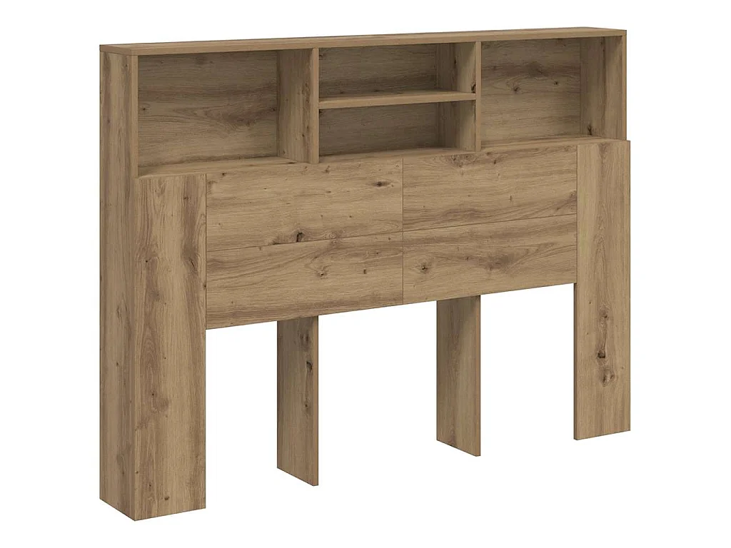 Cabeceira de cama Carvalho Artesanal 140x19x103,5 cm
