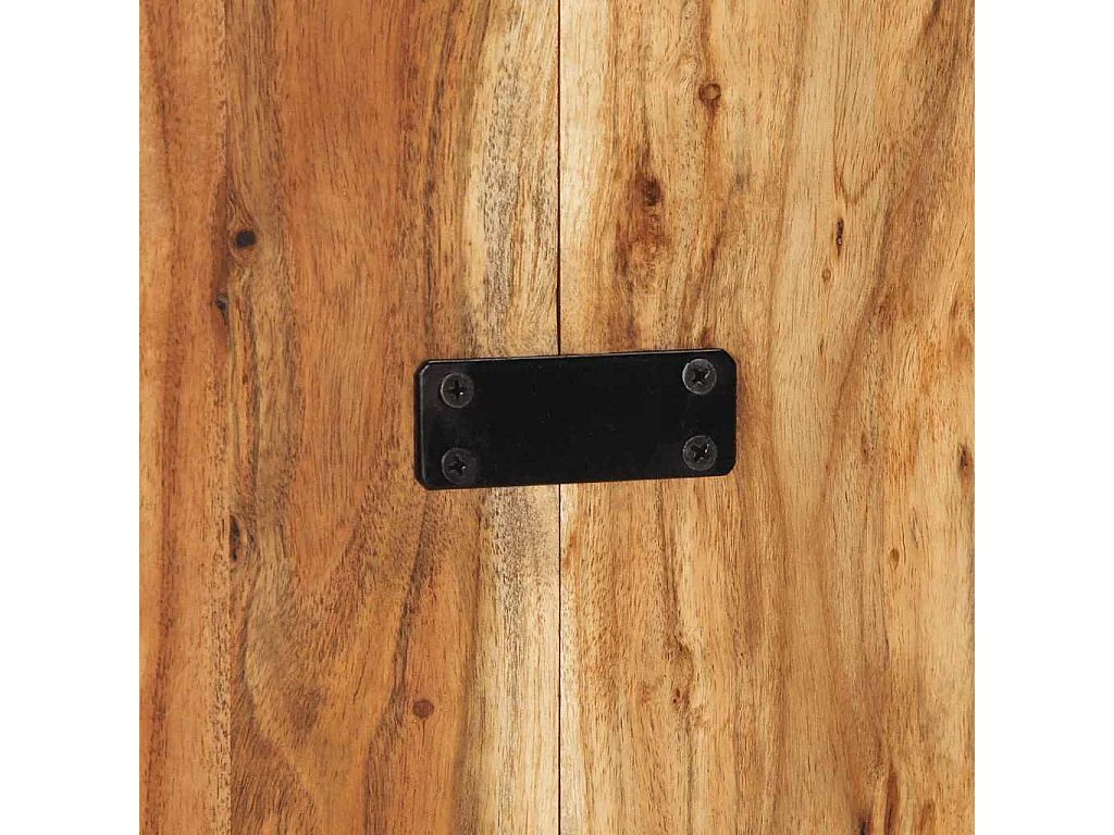 Cabecero de cama 200 cm madera maciza acacia