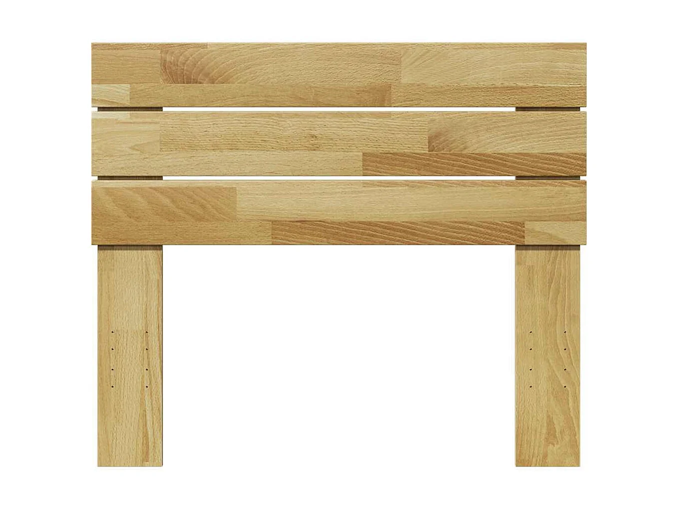 Hoofdbord 80 cm massief hout eiken