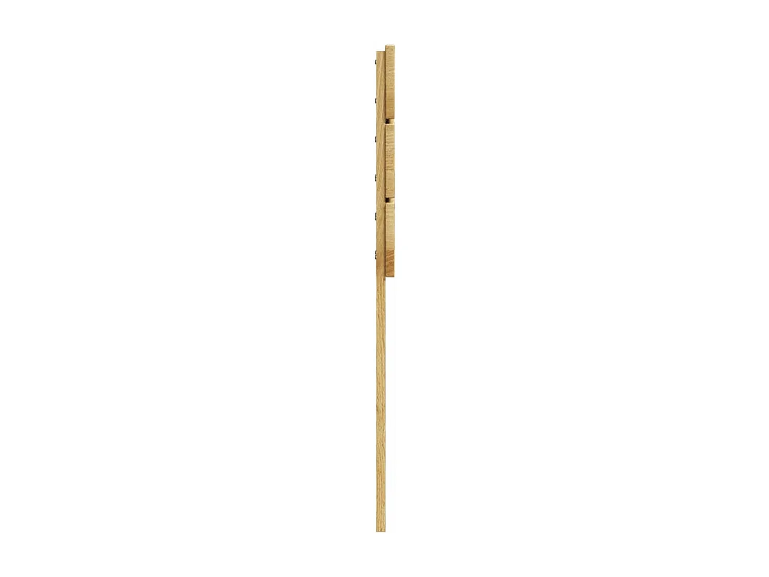 Hoofdbord 80 cm massief hout eiken