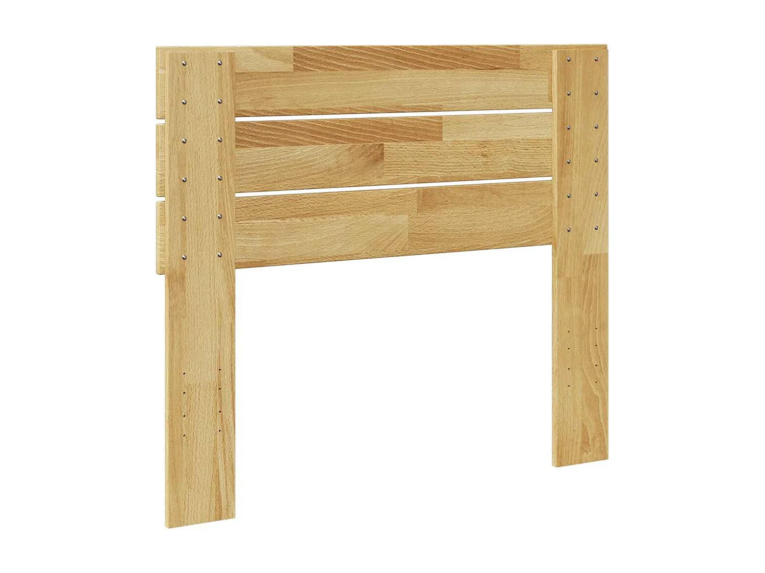 Hoofdbord 80 cm massief hout eiken