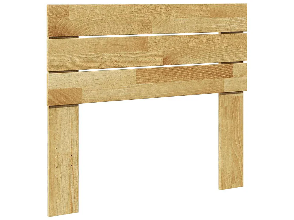 Hoofdbord 80 cm massief hout eiken