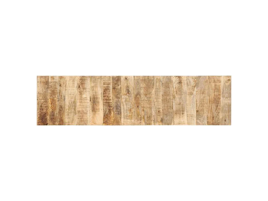 Tête de lit 200 cm bois de manguier brut massif