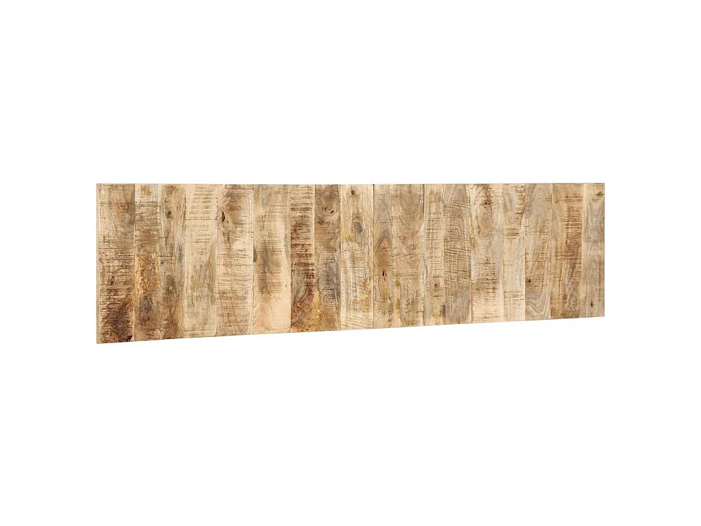 Tête de lit 200 cm bois de manguier brut massif
