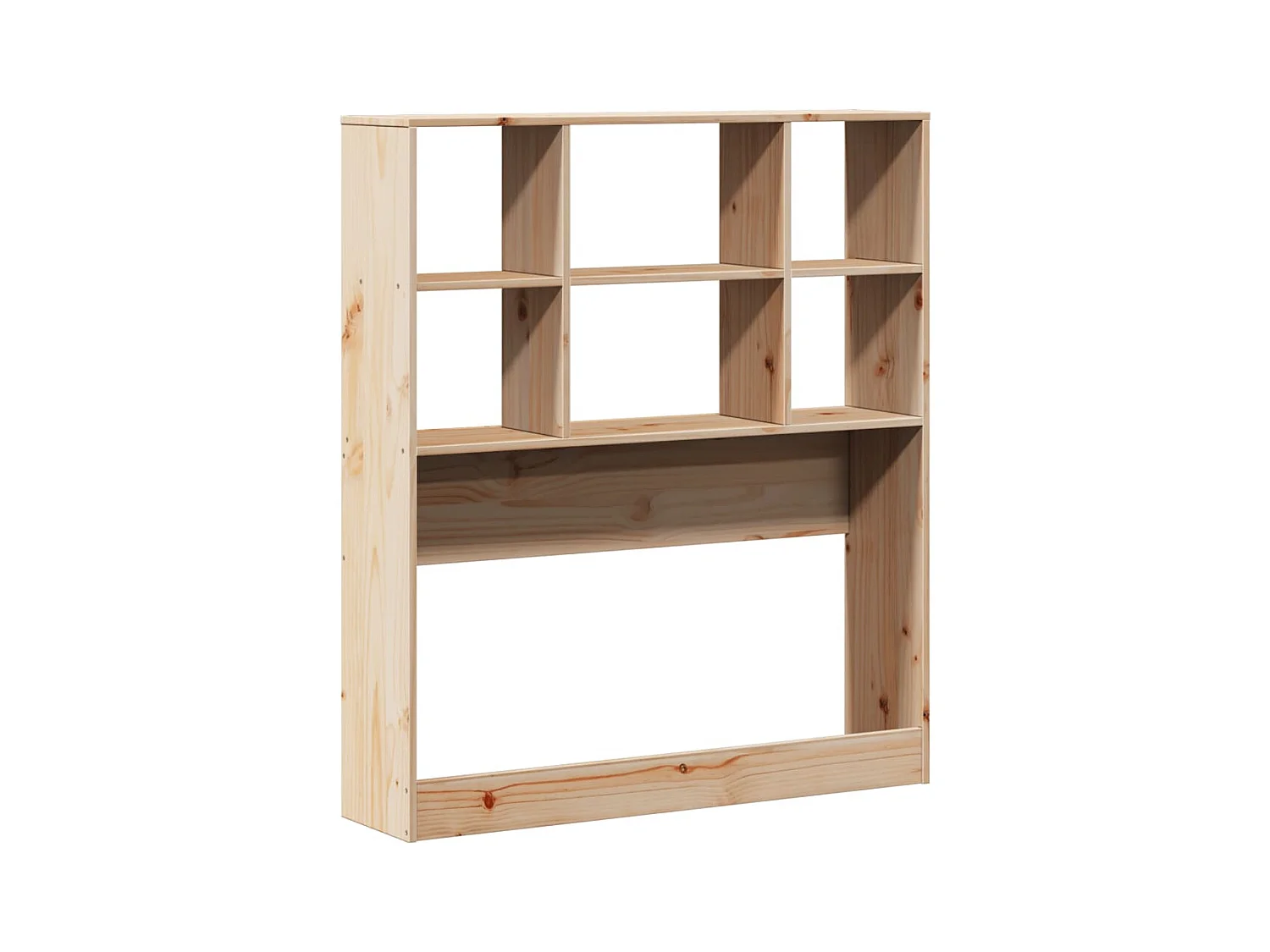 Cabeceira com arrumação 90 cm madeira de pinho maciça