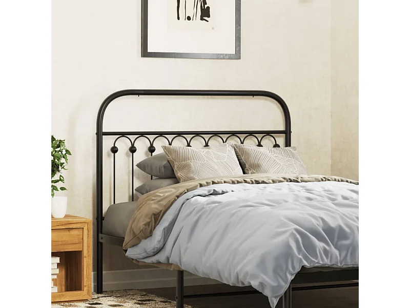 Ersatz-Kopfteil Metall Schwarz 107 cm