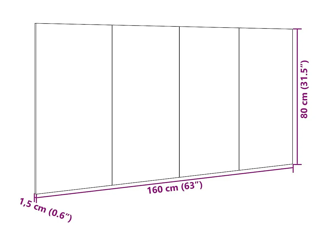 Tête de lit avec armoires blanc 160 cm bois d'ingénierie