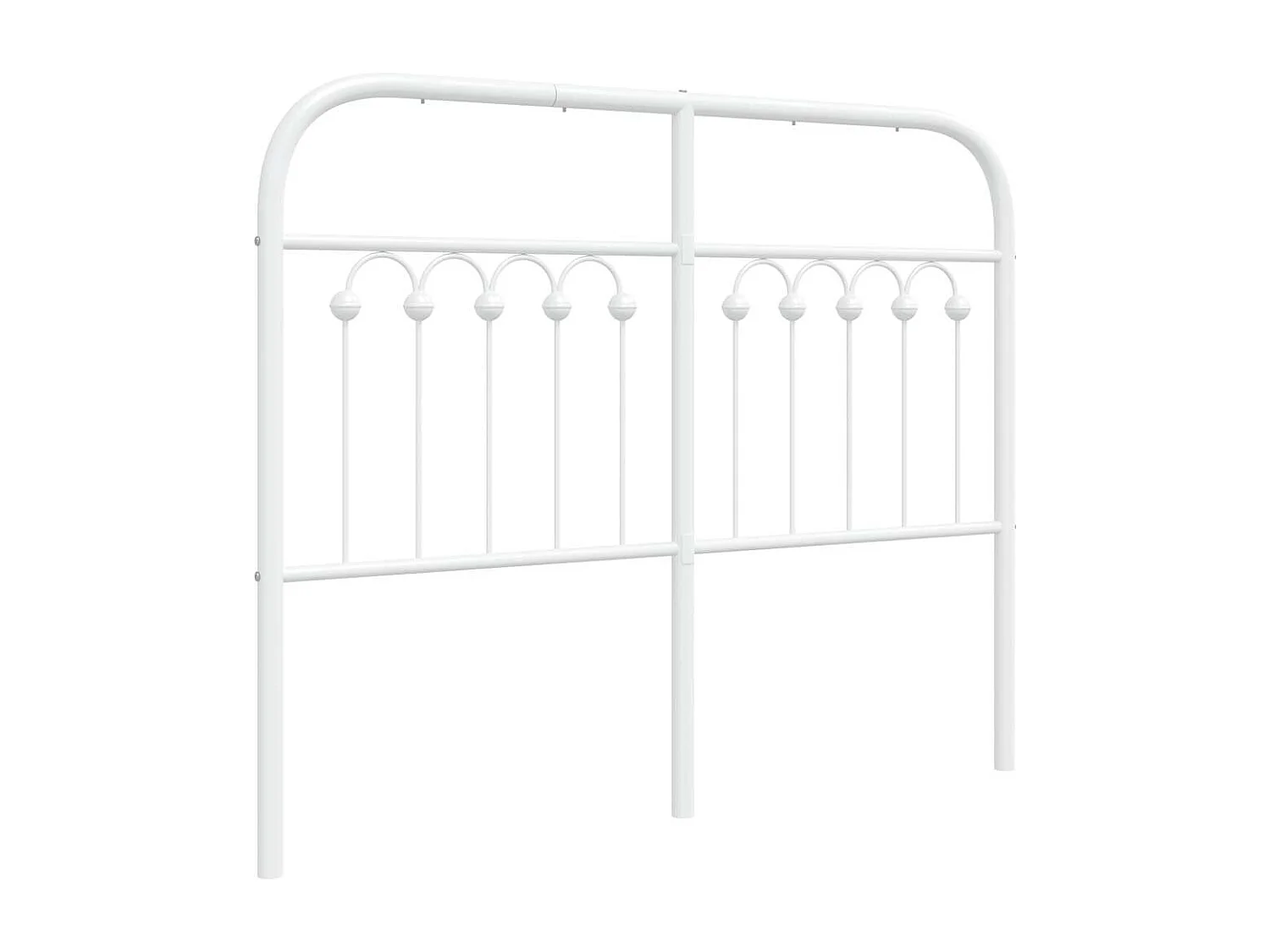 Tête de lit de remplacement métal blanc 120 cm