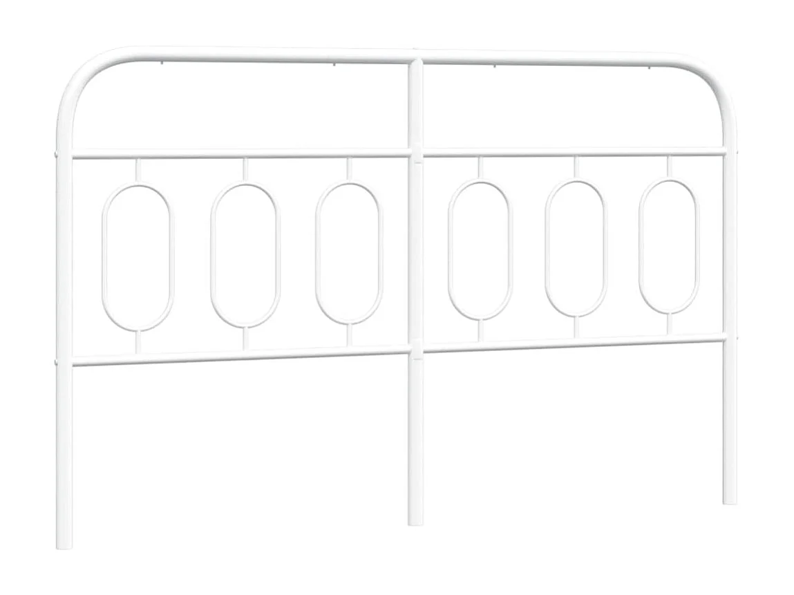 Tête de lit de remplacement métal blanc 150 cm