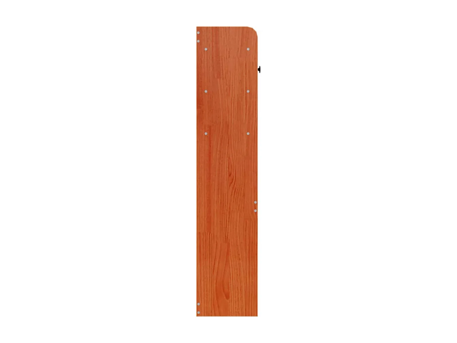 Tête de lit avec rangement cire marron 150cm bois massif de pin
