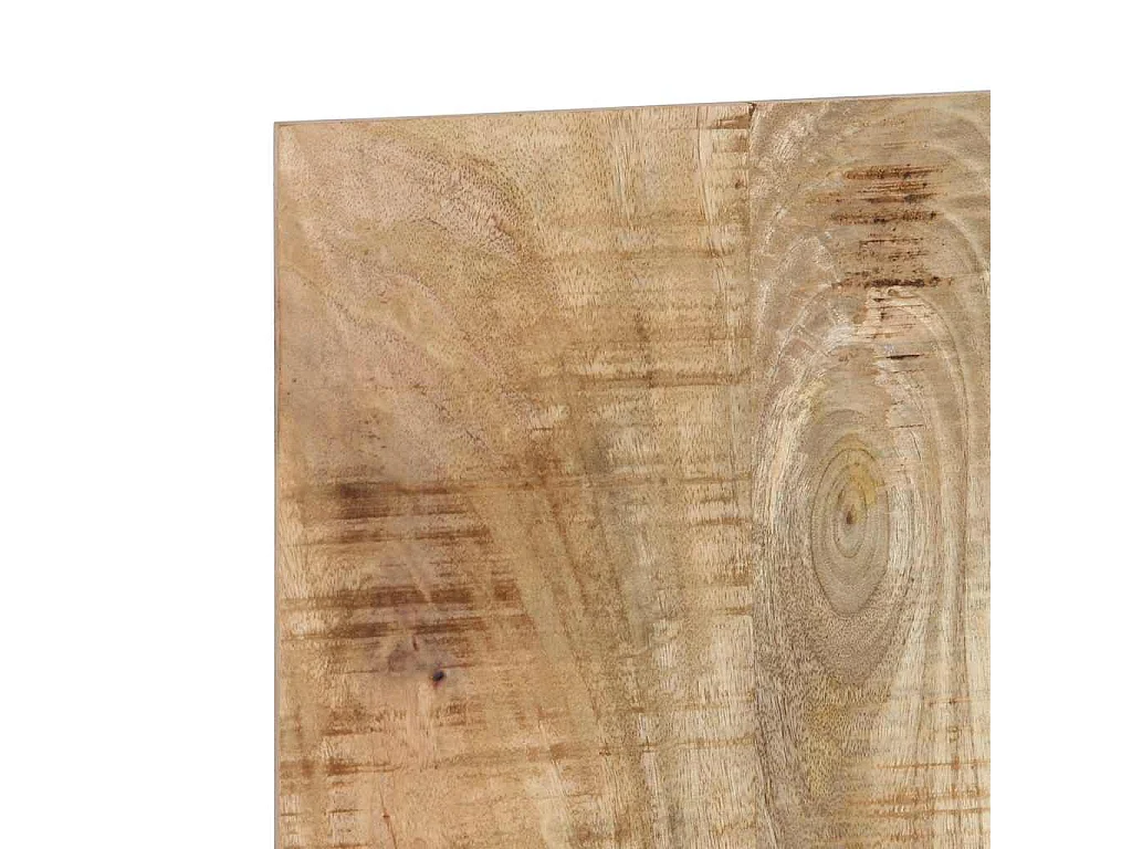 Cabeceira 200 cm madeira de mangueira áspera maciça