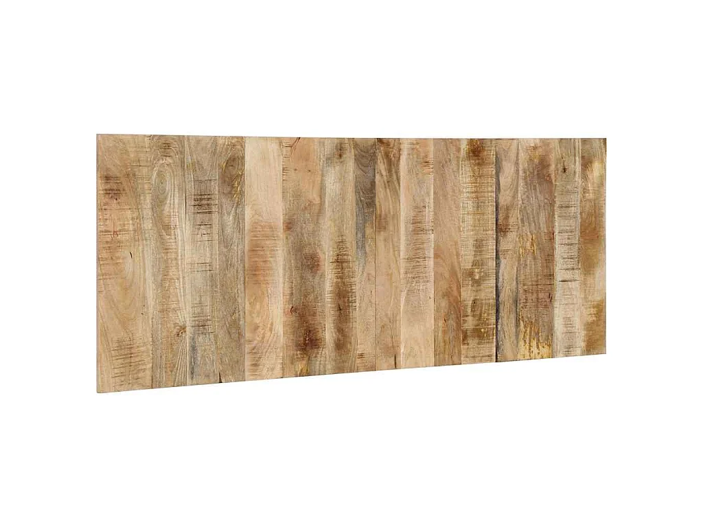 Cabecero de cama 200 cm madera maciza de mango rugoso