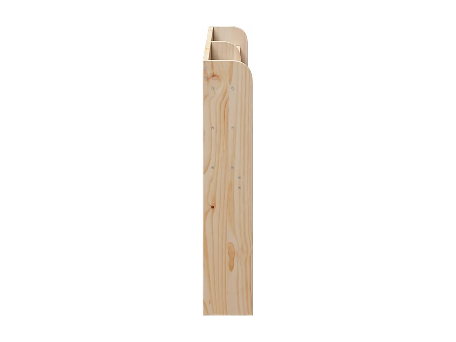 Tête de lit avec étagères 120 cm bois massif de pin