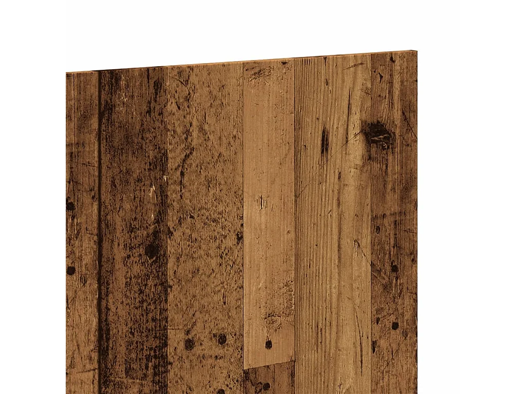 Hoofdeinde 200x1,5x80 cm bewerkt hout oud houtkleurig