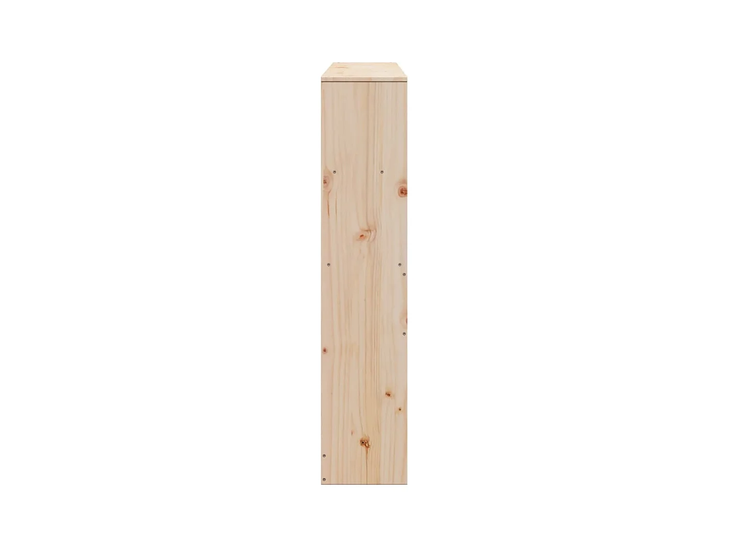 Hoofdbord met opbergruimte 140 cm massief grenenhout