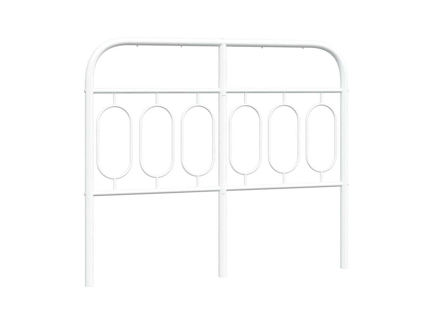 Kopfteil Metall Weiß 120 cm