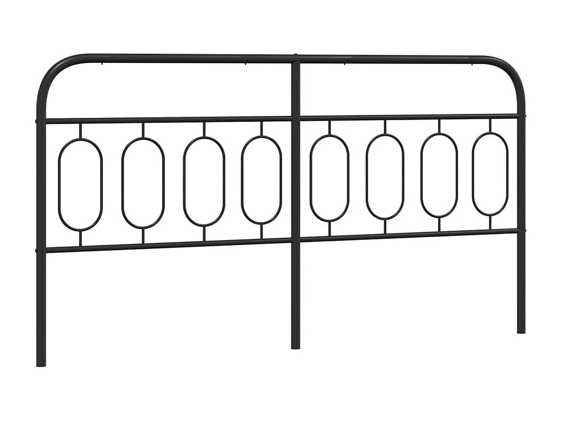 Tête de lit métal noir 160 cm