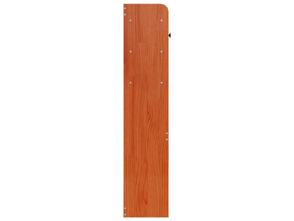 Cabeceira com arrumação 160 cm pinho maciço castanho-mel
