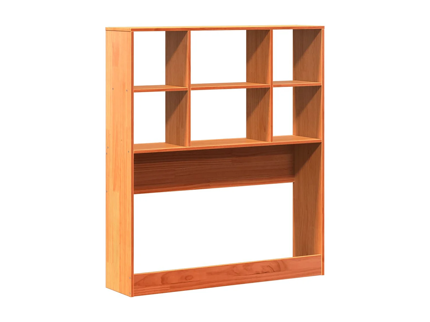 Tête de lit avec rangement cire marron 75 cm bois massif de pin
