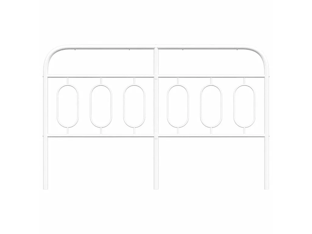 Tête de lit de remplacement métal blanc 137 cm