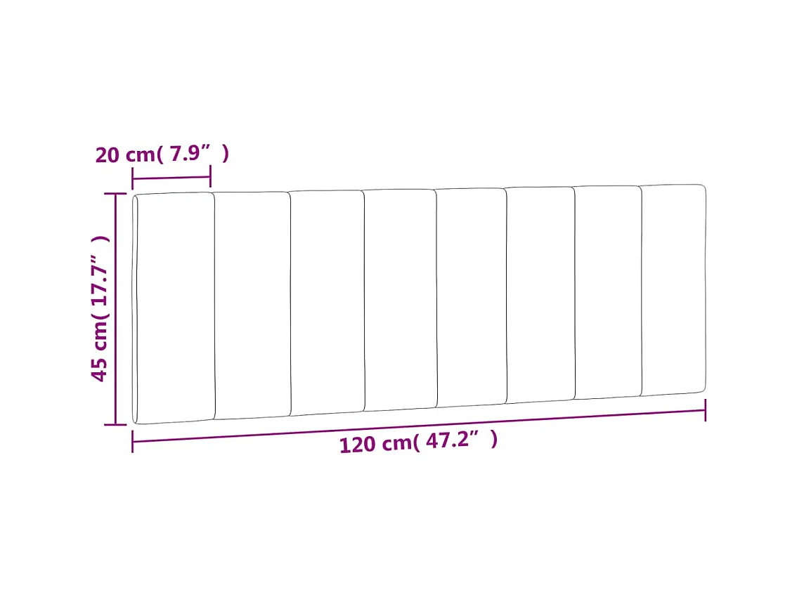 Kopfteil-Kissen "Hanko" Dunkelgrün 120 cm Samt