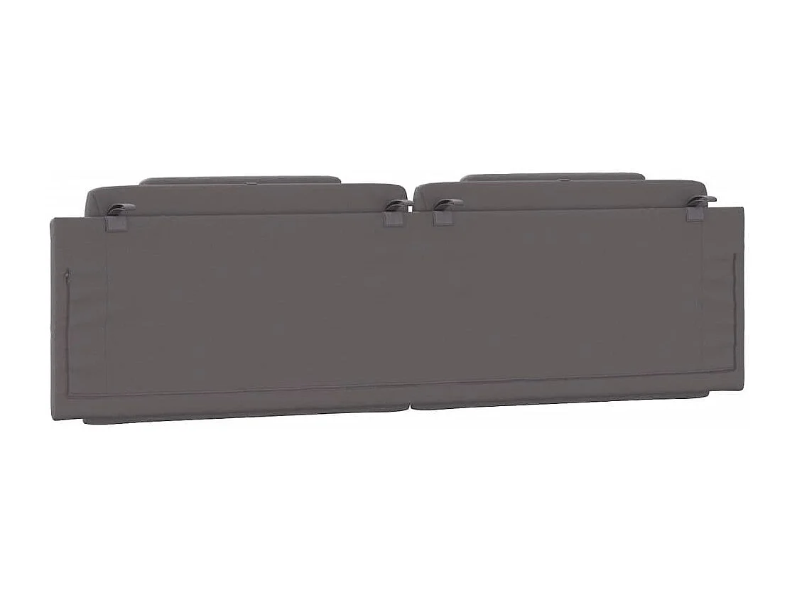 Cuscino Testiera Viana Grigio 180 cm in Similpelle