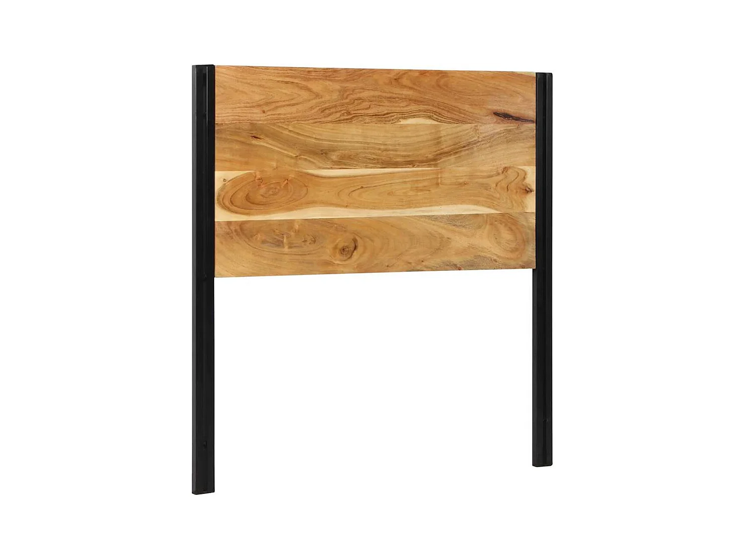 Hoofdeinde 100 cm massief hout acaciahout en ijzer