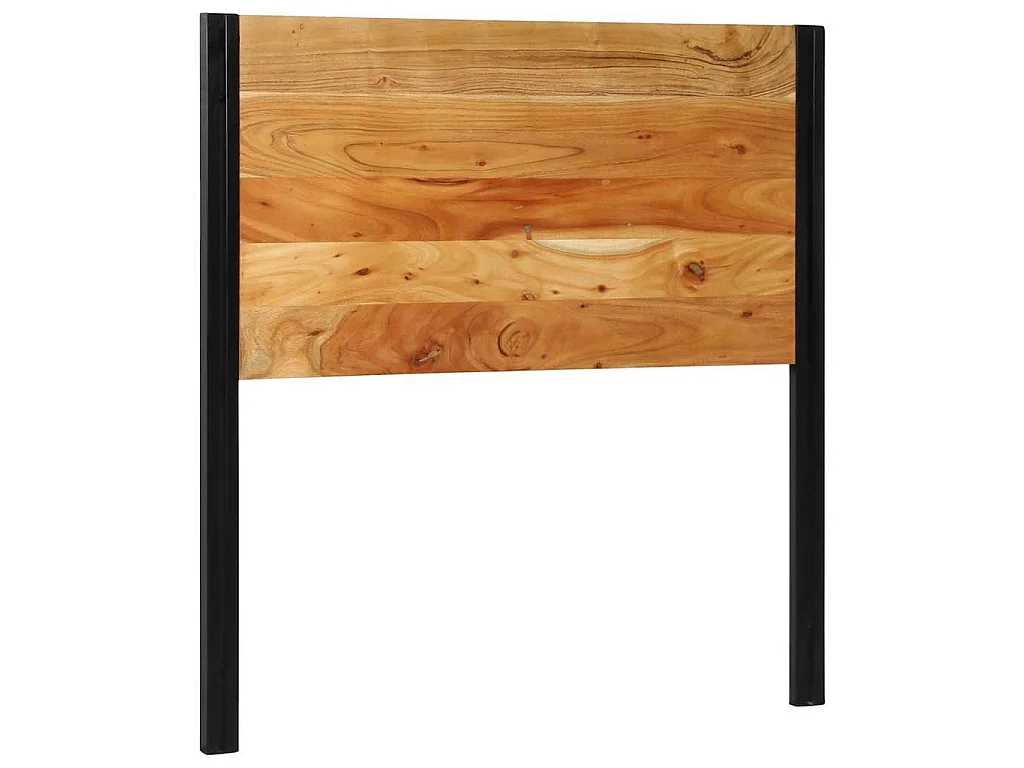 Hoofdeinde 100 cm massief hout acaciahout en ijzer
