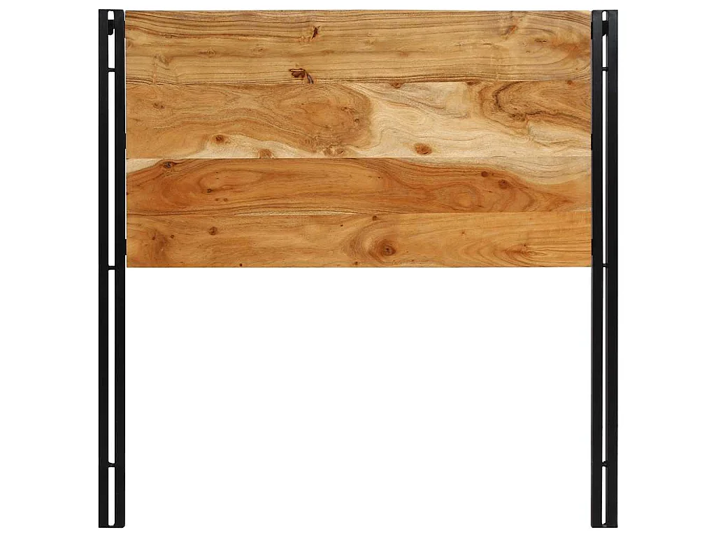 Hoofdeinde 100 cm massief hout acaciahout en ijzer
