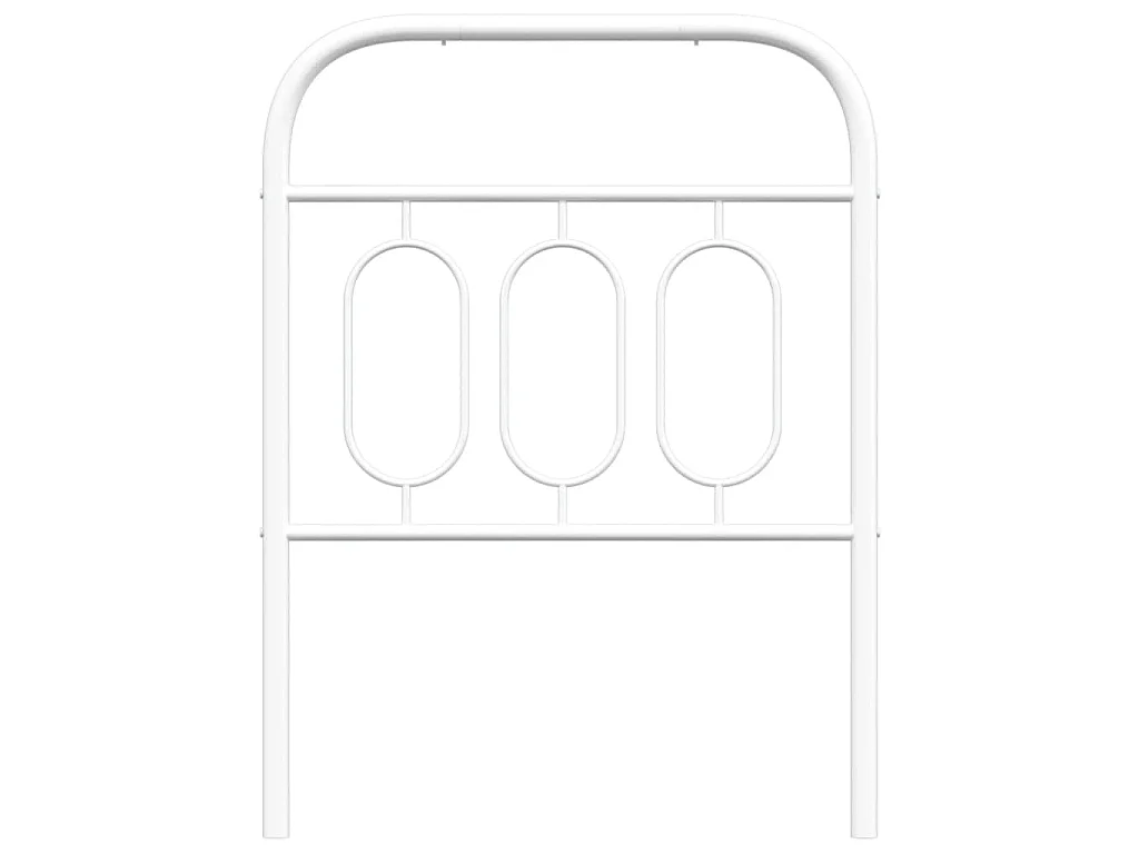 Ersatz-Kopfteil Metall Weiß 75 cm