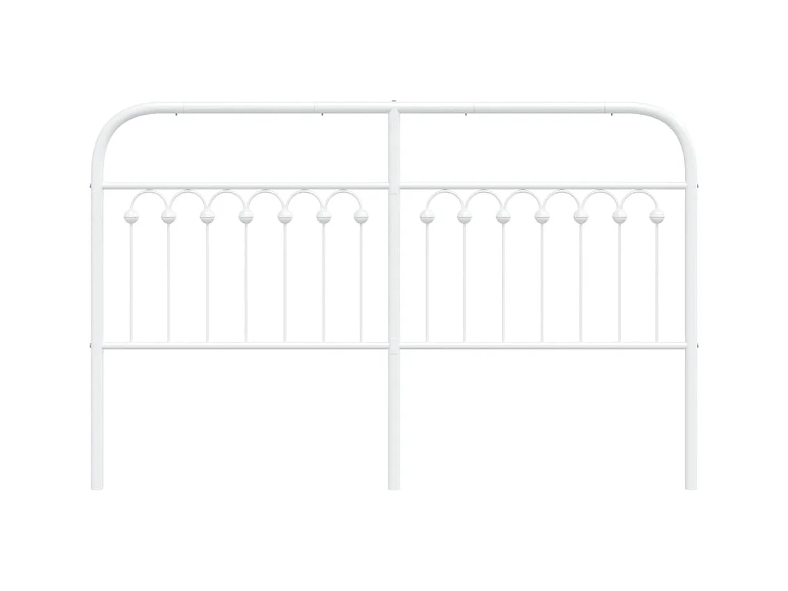 Kopfteil Metall Weiß 160 cm
