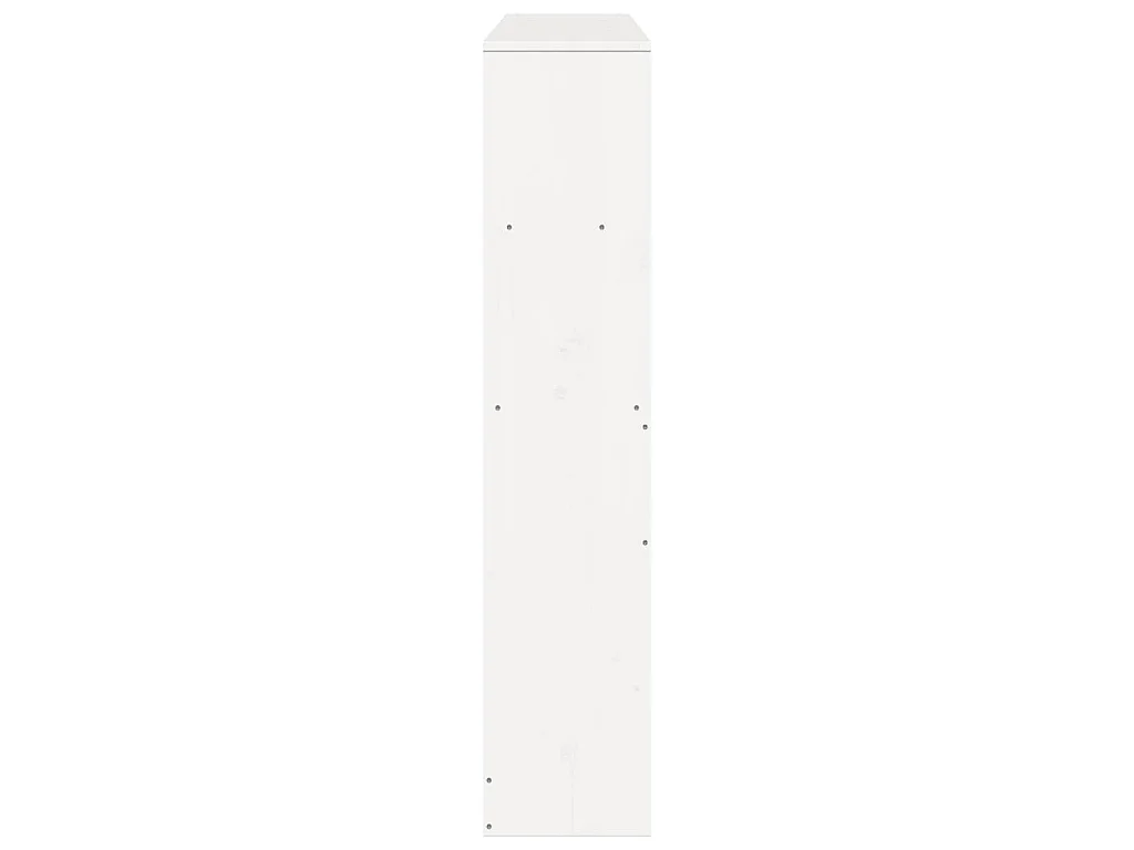 Hoofdbord met opbergruimte 160 cm massief grenenhout wit